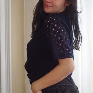 J. Crew Short Sleeved Sweater